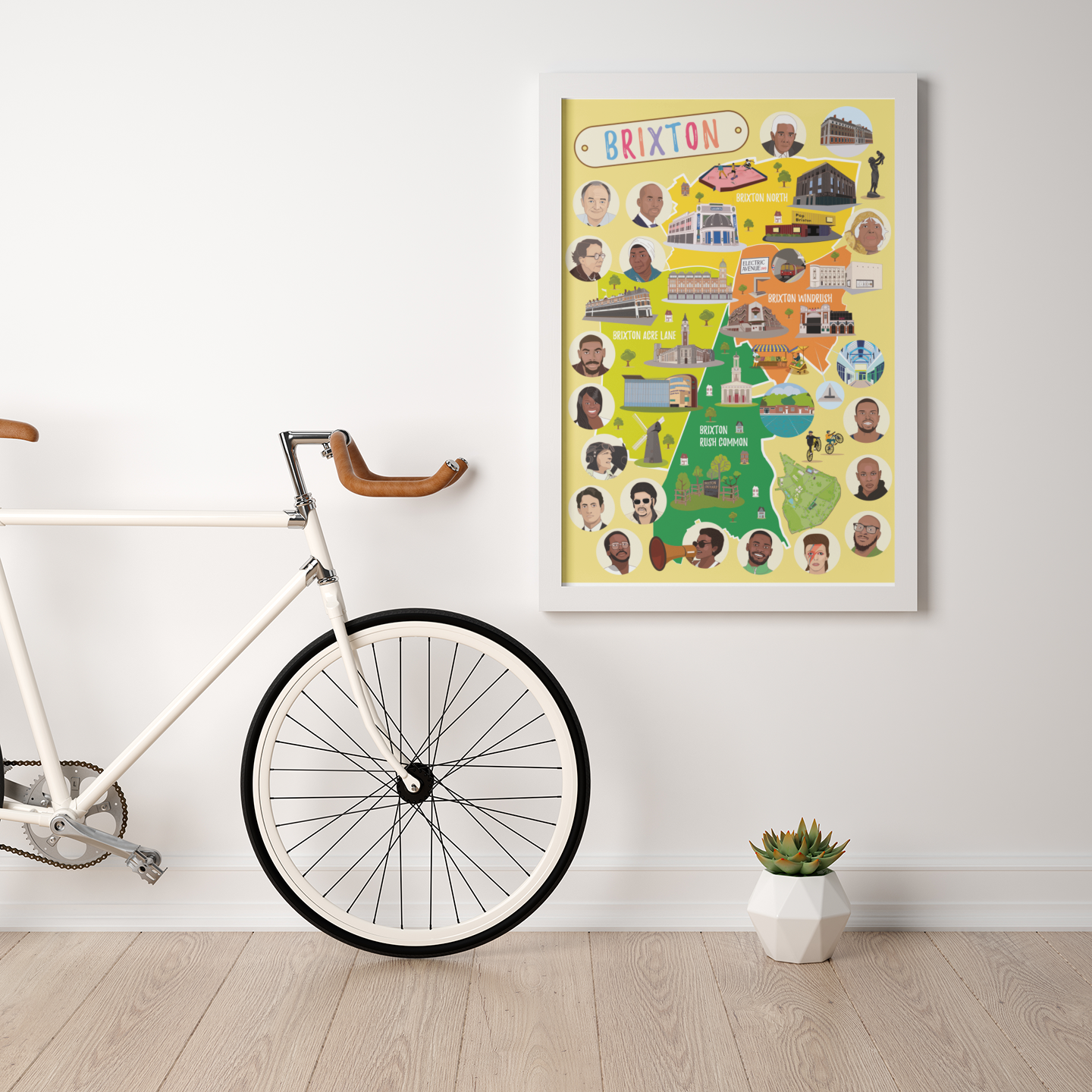 Brixton Map Poster (A3) – Very Puzzled